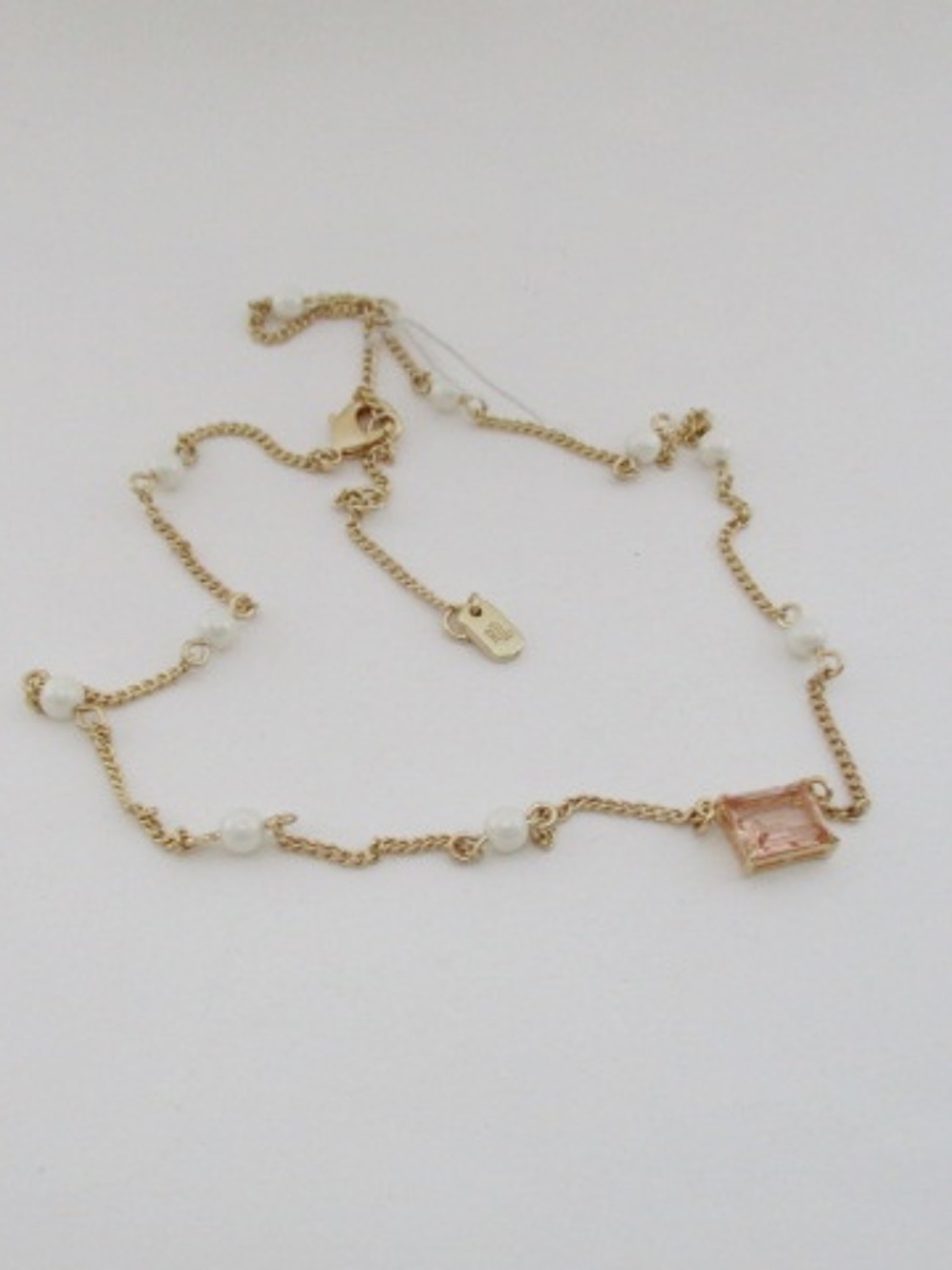 RALPH LAUREN - Pearls Gold Tone Necklace